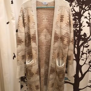 Time and Tru Long Cardigan